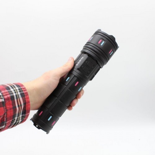 Аккумуляторный фонарь ручной 8x18650, от USB, Power bank, Zoom, AK178 Аккумуляторный фонарь ручной 8x18650, от USB, Power bank, Zoom, AK178