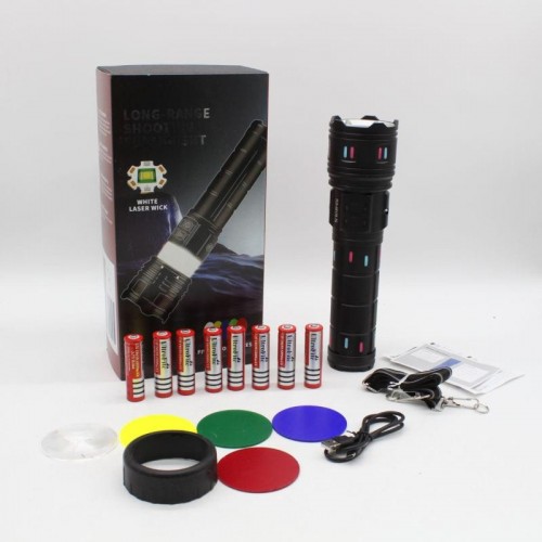 Аккумуляторный фонарь ручной 8x18650, от USB, Power bank, Zoom, AK178 Аккумуляторный фонарь ручной 8x18650, от USB, Power bank, Zoom, AK178