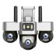 4G камера відеоспостереження 15 Мп, 3 об'єктиви, Smart Net Camera