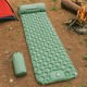 Надувний матрац із подушкою (188х58х6см) Outdoor Sleeping, Зелений