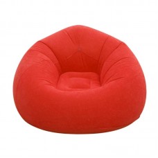 Надувне крісло-пуф Inflatable Sofa / Надувне крісло-мішок 110×110×85 см Червоний