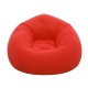 Надувне крісло-пуф Inflatable Sofa / Надувне крісло-мішок 110×110×85 см Червоний