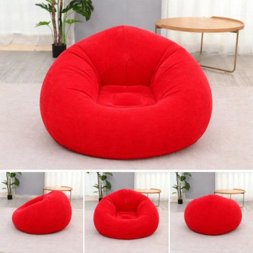 Надувне крісло-пуф Inflatable Sofa / Надувне крісло-мішок 110×110×85 см Червоний Надувне крісло-пуф Inflatable Sofa / Надувне крісло-мішок 110×110×85 см Червоний