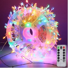 Гірлянда Роза феєрверк 100м 2000LED від мережі з пультом управління