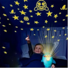Плюшева іграшка нічник-проектор зоряного неба Star Bellу Dream Lites Puppy, Акула