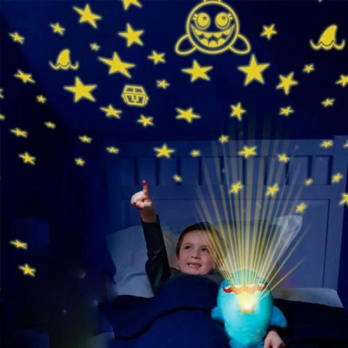 Плюшева іграшка нічник-проектор зоряного неба Star Bellу Dream Lites Puppy, Акула
