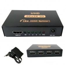 Спліттер HDMI 1*4 Splitter 4K2K