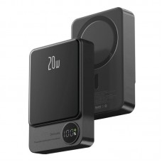 Внешний портативный аккумулятор 10000 mAh, 22,5W, MagSafe, Черный