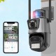 Набір 2шт Вулична WIFI камера відеоспостереження 6MP, Full HD