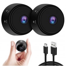 Комплект 2 шт Мини IP камера видеонаблюдения с WiFi, FullHD,  A9