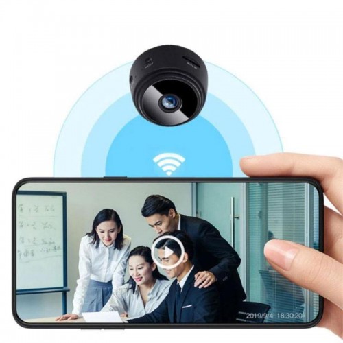 Комплект 2 шт Мини IP камера видеонаблюдения с WiFi, FullHD, A9 Комплект 2 шт Мини IP камера видеонаблюдения с WiFi, FullHD, A9