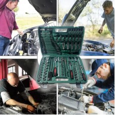 Автомобільний набір інструментів 216 предметів, у кейсі