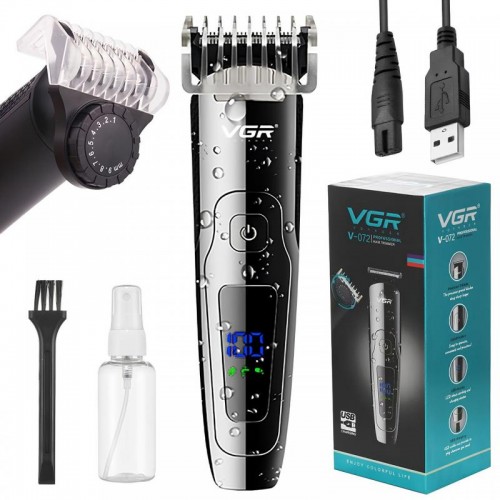 Акумуляторна машинка для стрижки волосся, з USB, VGR V-072
