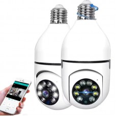 Набір 2шт WIFI камера відеоспостереження в патрон Е27, 2MP Smart 3120S-DPXY
