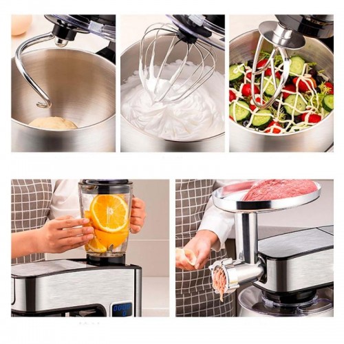 Кухонний комбайн + 3 насадки, 7л, 4500Вт, Top Kitchen Tk00225 Кухонний комбайн + 3 насадки, 7л, 4500Вт, Top Kitchen Tk00225