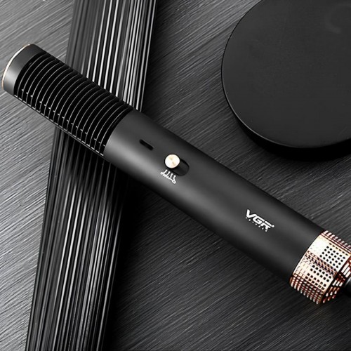 Фен-щітка з іонізацієй 2в1, 550Вт, VGR V-490