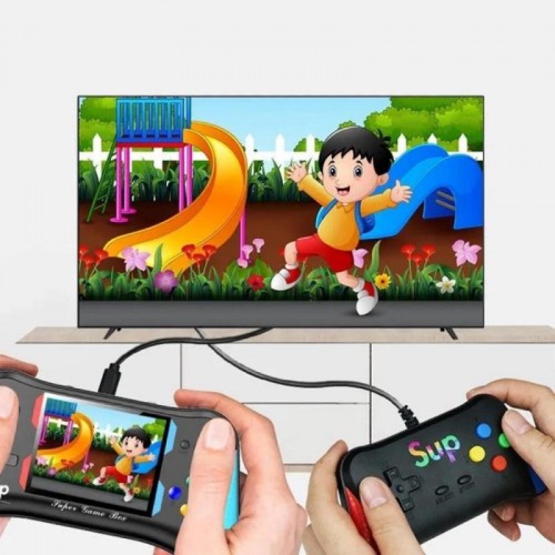 Портативная игровая консоль SUP X7M + джойстик, 500 встроенных игр