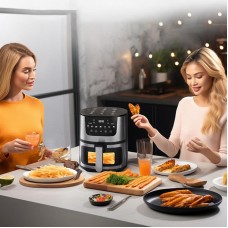 Безмасляна аерофритюрниця на 7л, 3500W, MS-3221 — здорове готування без масла