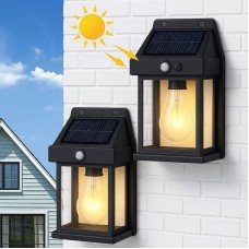 2шт Вуличний світильник на сонячній батареї з датчиком руху, SOLAR WALL LAMP ВK-888