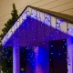Вулична гірлянда Штора Бахрома 10х1, 5м, 200 LED, 220V Синій