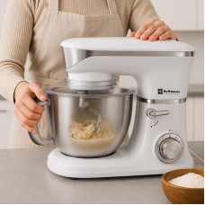 Планетарный миксер Hoffmans HM-8080 с чашей 6л, 1200Вт