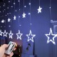 Гірлянда Штора «Зірка», від мережі, 3м, 120LED + пульт, Біле світло