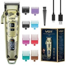 Бездротова машинка для стрижки волосся VGR V-005 від USB — професійний тример для дому