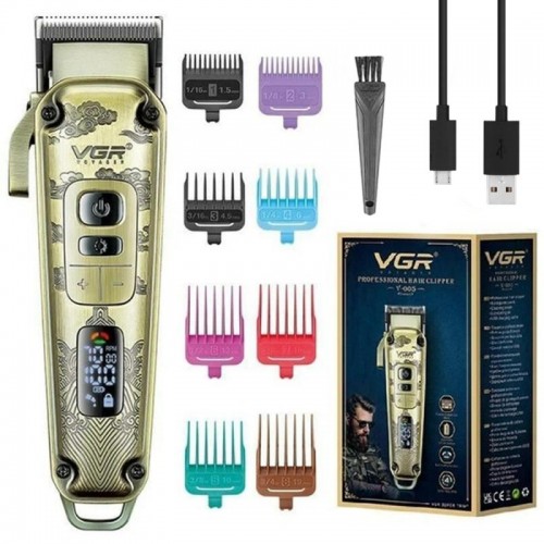 Бездротова машинка для стрижки волосся від USB, VGR V-005