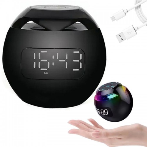 Портативна Bluetooth колонка з годинником Kimiso KMS-K12