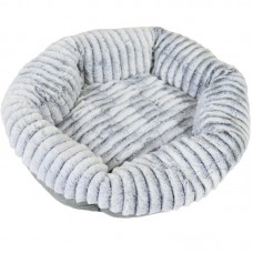 Мягкая лежанка для собак и кошек 45×40 см Pet Choice DG1M серого цвета