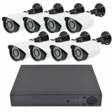 Комплект видеонаблюдения с 8 камерами, CCTV DVR KIT 945