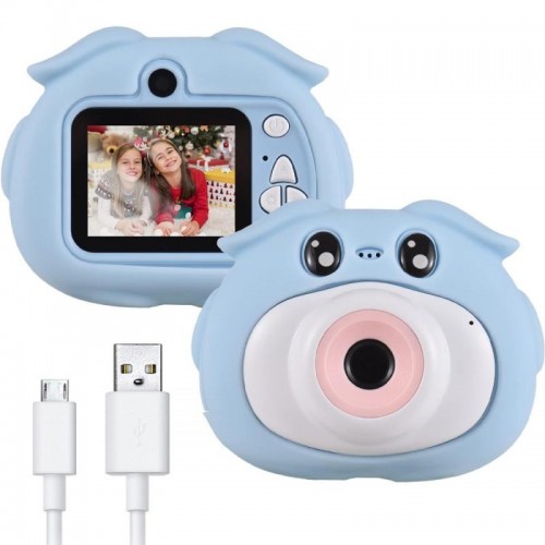 Детский цифровой фотоаппарат Свинка, 20 Мп, от USB, D300