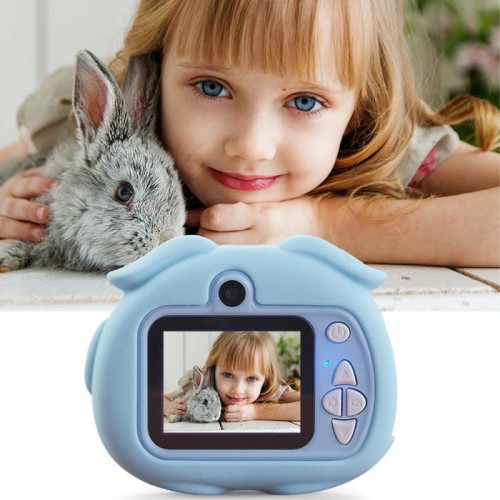 Детский цифровой фотоаппарат Свинка, 20 Мп, от USB, D300