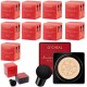 Набір 10шт Тональний крем кушон для обличчя Beauty Linasi Red O`CHEAL, Натуральний відтінок
