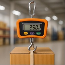 Электронные крановые весы, до 500 кг (0,1 кг), на аккумуляторе, BX-9025 Boxer, Оранжевый