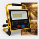 Прожектор аккумуляторный с солнечной панелью, 100W, желтый Cata 4699