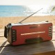 Портативная Bluetooth-колонка с солнечной панелью, FM, USB, SD, GOLON RX-S2618BTS