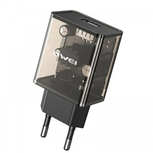 Мережевий зарядний пристрій USB, 12W, AWEI C 9