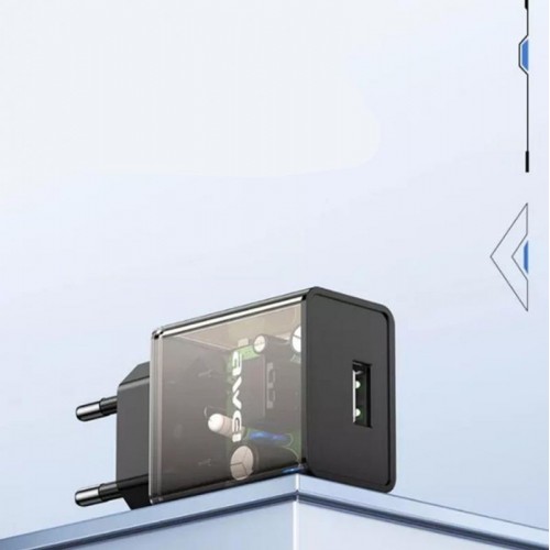 Мережевий зарядний пристрій USB, 12W, AWEI C 9