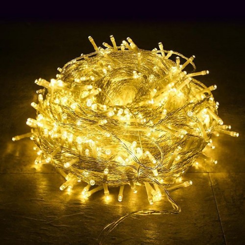 Світлодіодна гірлянда Нитка від мережі 18м, 400LED, Теплий білий
