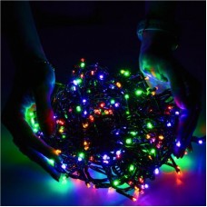 Гірлянда світлодіодна Нитка 18м 350LED кольорова від мережі