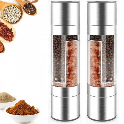 Набір 2шт Подвійний млин для перцю і солі Duo Grinder