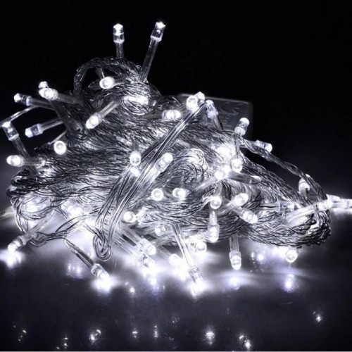 Светодиодная гирлянда Нить от сети 18м, 400LED, Холодный белый