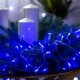 Гірлянда Нитка від мережі, 25м, 500LED, Синій