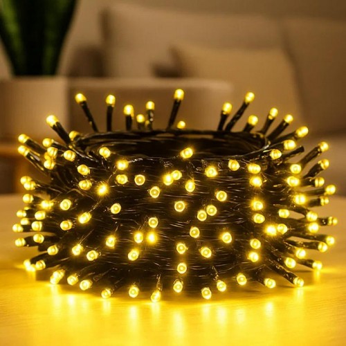 Вулична гірлянда нитка, від мережі, 20м, 200LED, Теплий білий