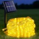 Гірлянда на сонячній батареї, 10м, 100LED, Теплий білий
