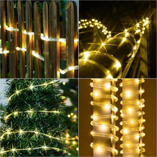 Гирлянда на солнечной батарее, 20м, 200LED, Теплый белый Гирлянда на солнечной батарее, 20м, 200LED, Теплый белый