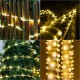 Гирлянда на солнечной батарее, 20м, 200LED, Теплый белый