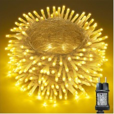 LED гірлянда-нитка 40м 400 діодів теплий білий від мережі
