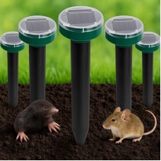 Комплект 5 шт Ультразвуковой отпугиватель кротов, грызунов Garden Pro